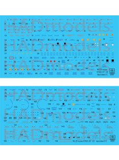 HAD models - MiG-29 Russian full stencil duble sheet