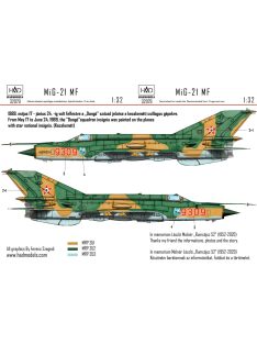 HAD models - MiG-21 MF 9309 Dongó csillaggal