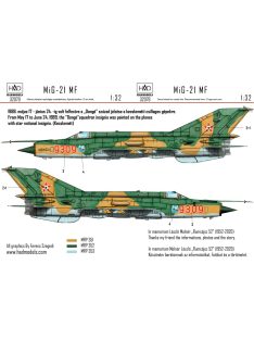 HAD models - MiG-21 MF 9309 Dongó csillaggal