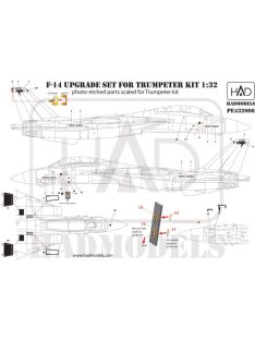   HAD models - F-14 Upgrade set for Trumpeter kit Photo-etched part 1:32