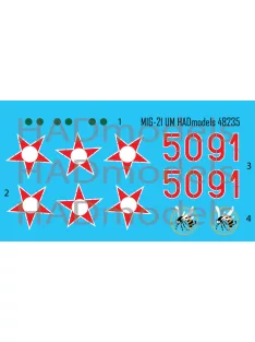 HAD models -  MiG-21 UM HUNAF 5091 Dongó Squadron