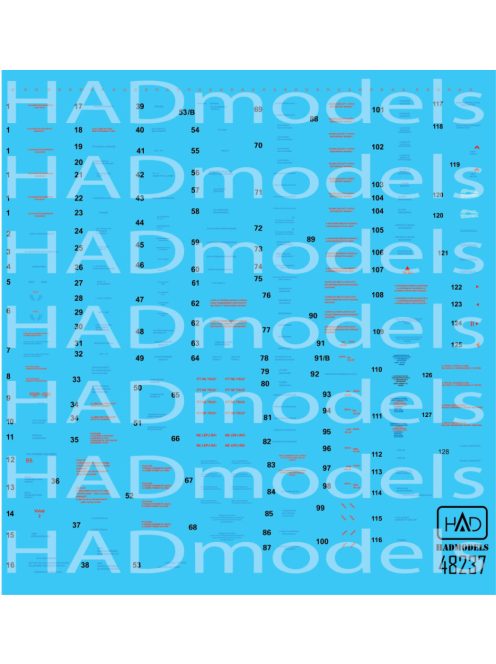 HAD models - MiG-21  MF/Bis stencil 2 blue