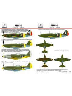   HAD models - MiG-3 ( with Captured Rumanian and German markings)