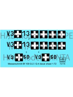   HAD models - Messerschmitt Bf 109 G-2/G-4 (HunV.3+13; V.3+50)