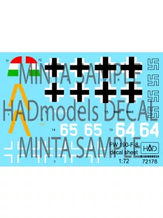   HAD models - 190 F-8 ( 64 "ÁGI" ;  65 "PÖTTÖM")