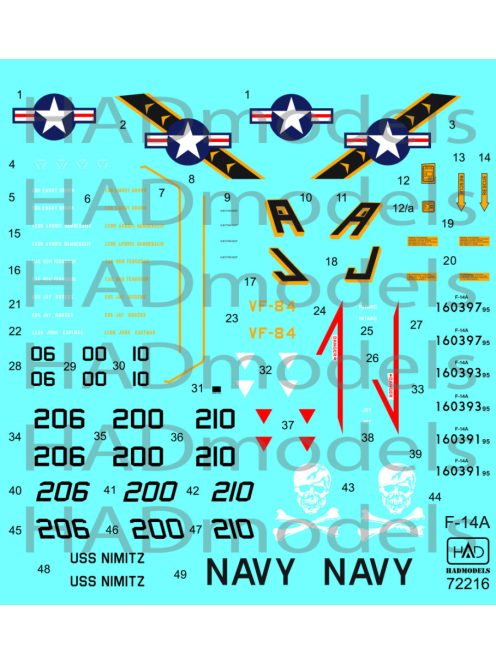 HAD models - F-14A Jolly Rogers / USS Nimitz 