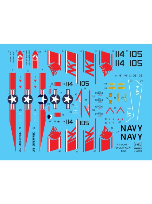 HAD models - F-14A VF-1 " Wolfpack" 