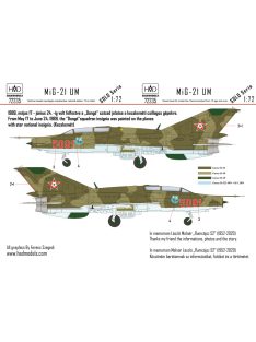 HAD models - MiG-21 UM 5091 ”Dongó” 