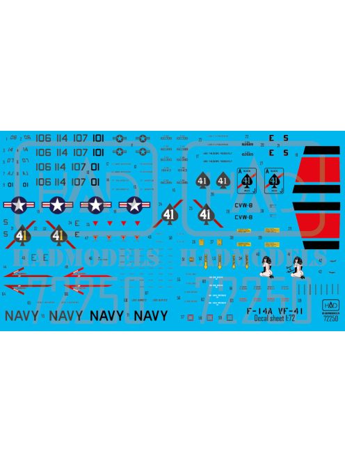 HAD models - F-14A "Black Aces" Final countdown