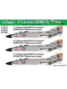 HAD models - F-4J Phantom II Be-Devilers decal sheet 1:72