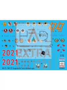   HAD models - MiG-21 / MiG-23 Hungarian Air Force individual signs