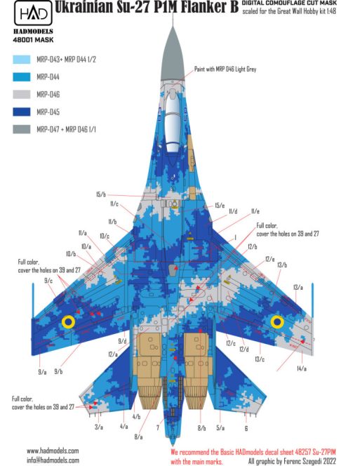 HAD models - Su-27P1M Digital Camouflage 