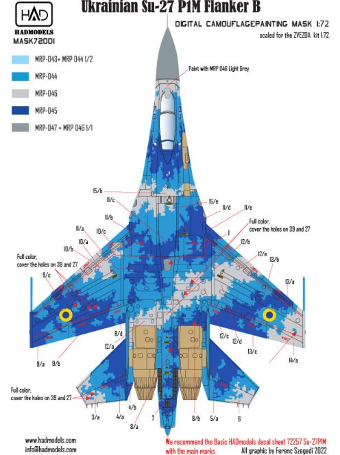 HAD models - Su-27P1M Digital Camouflage 