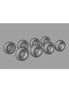 Hauler - Wheels for 9K714 OKA (SS-23 Spider) for Hobby Boss