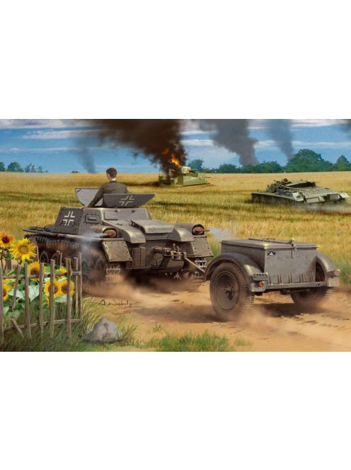 Hobbyboss - Munitionsschlepper Auf Panzerkampfwagen I Ausf A With Ammo Trailer