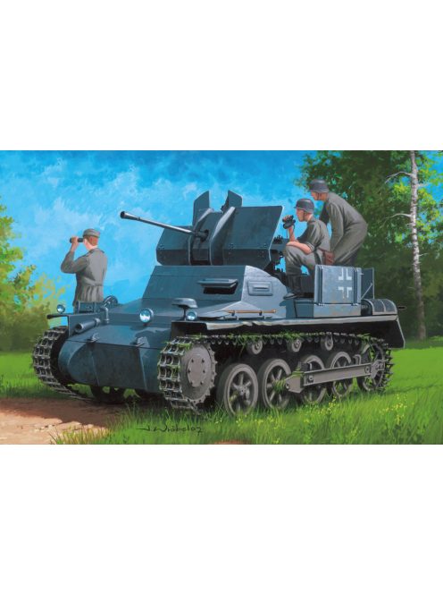 Hobbyboss - German Flakpanzer Ia W/Ammo.Trailer