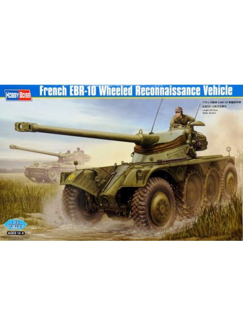 Hobbyboss - French Ebr-10 Wheeled Reconna. Vehicle