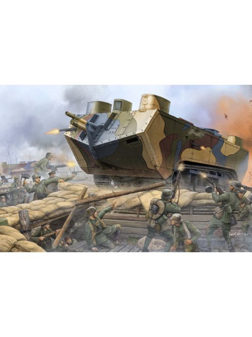 Hobbyboss - French Saint-Chamond Heavy Tank-Early