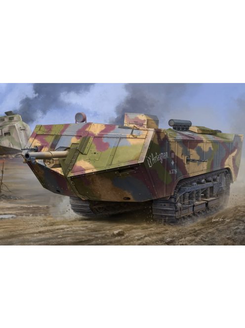 Hobbyboss - French Saint-Chamond Heavy Tank-Late