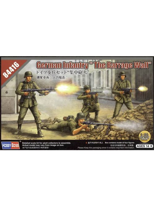 Hobbyboss - German Infantry " The Barrage Wall"