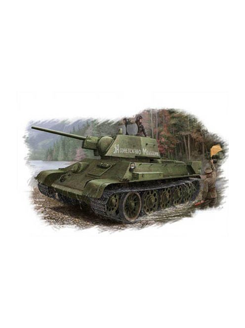 Hobbyboss - Russian T-34/85 (1944 Flattened Turret) Tank