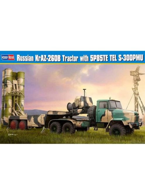 Hobbyboss - Russian KrAZ-260B Trctor w. 5P85TE TEL S-300PMU