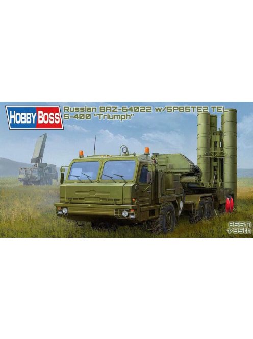 Hobbyboss - Russian Baz-64022 With 5P85Te2 Tel S-400