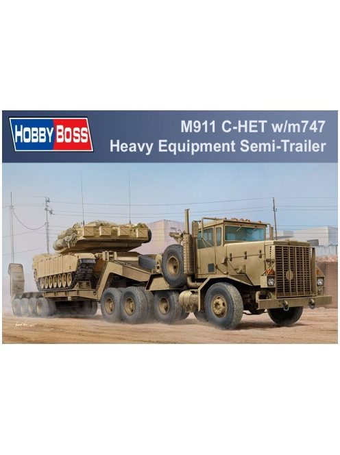 Hobbyboss - M911 C-Het W/M747 Heavy Equipment Semi- Trailer