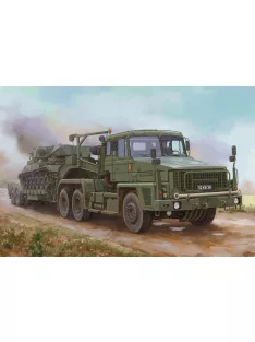   Hobbyboss - Scammell Commander with 62 tonne Crane Fruehauf semi-trailer