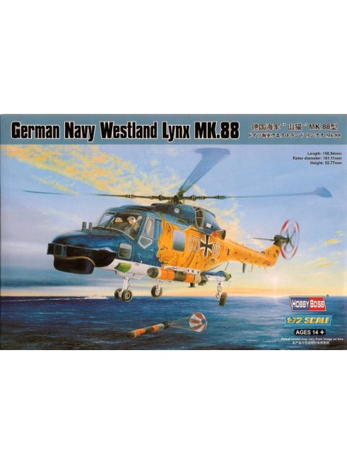 Hobbyboss - Bundesmarine Westland Lynx Mk.88