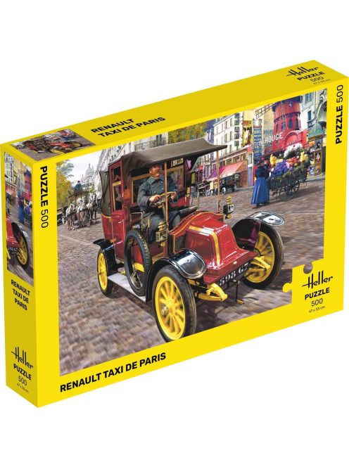 Heller - Puzzle Renault Taxi de Paris 500 Pieces