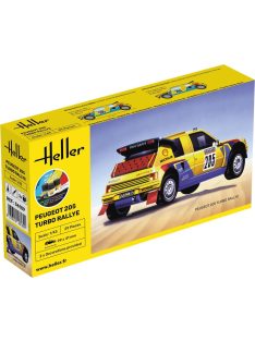 Heller - STARTER KIT Peugeot 205 Turbo Rally