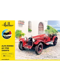 Heller - STARTER KIT Alfa Romeo 6C 1750 Zagato