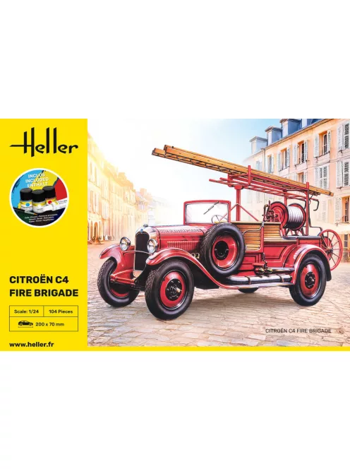 Heller - STARTER KIT Citroen C4 Fire Brigade