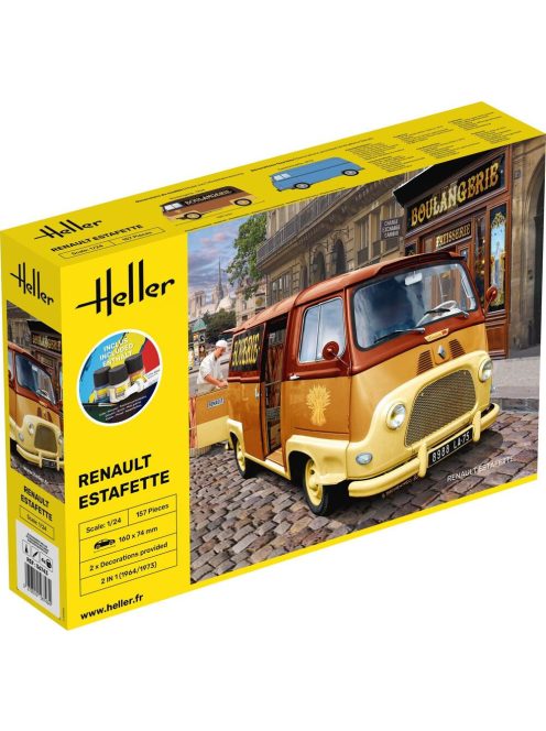 Heller - STARTER KIT RENAULT Estafette New Mould