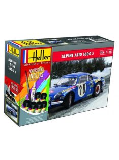   Heller - STARTER KIT Alpine A110(1600) Kit Ref. (including paints,brush and glue) (including paints,brush and glue)