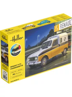 Heller - STARTER KIT Renault 4 F4 Fourgonette