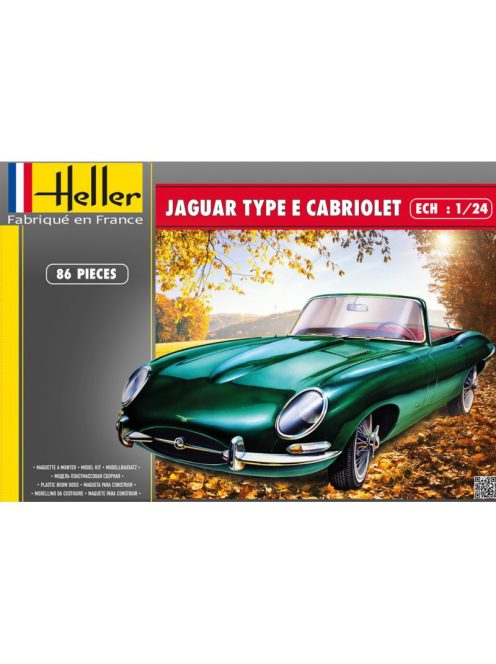 Heller - Jaguar Type E 3L8 OTS Cabriolet