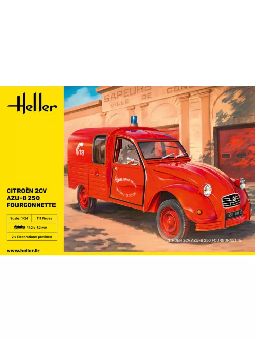Heller - Citroen 2CV AZU-B 250 Fourgonnette