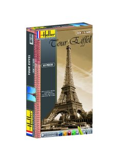   Heller - Coffret Tour Eiffel(peinture,colle et pi pinceau fournis)