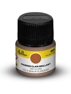Heller - Peinture Acrylic 009 marron clair brillant