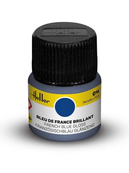 Heller - Peinture Acrylic 014 bleu de france brillant