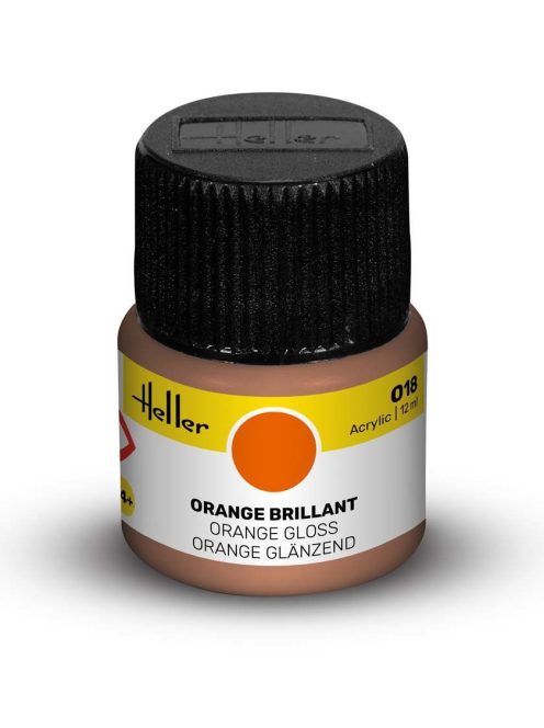 Heller - Peinture Acrylic 018 orange