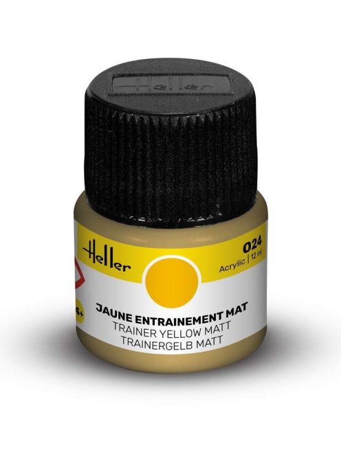 Heller - Peinture Acrylic 024 jaune entrainement mat