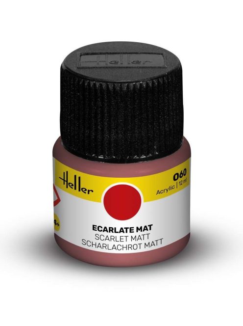 Heller - Peinture Acrylic 060 ecarlate mat