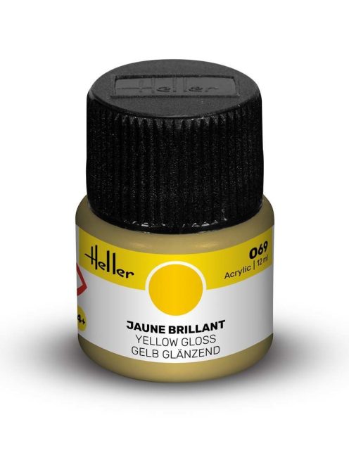 Heller - Peinture Acrylic 069 jaune brillant