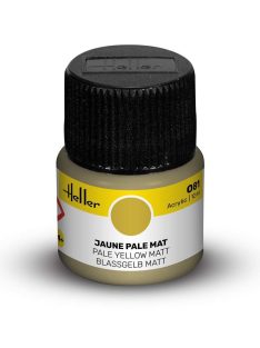 Heller - Peinture Acrylic 081 jaune pale mat