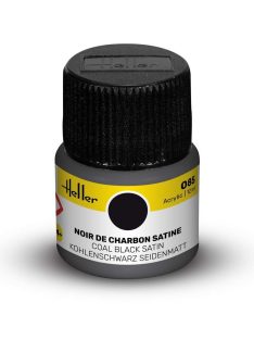 Heller - Peinture Acrylic 085 noir de charbon satine