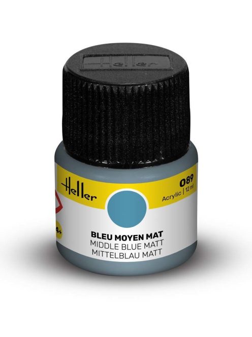 Heller - Peinture Acrylic 089 bleu moyen mat