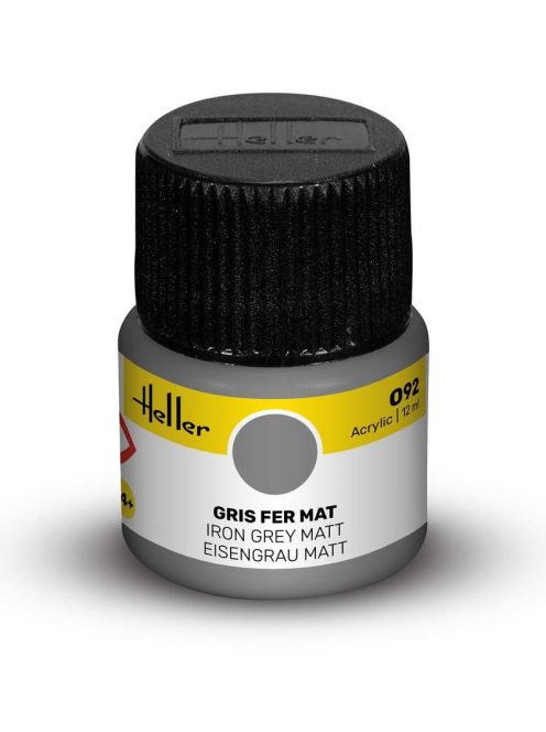 Heller - Peinture Acrylic 092 gris fer mat